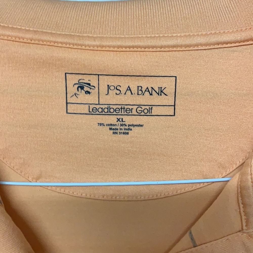 Jos A Bank Ledbetter Golf Shirt XL 70% cotton 30% polyester - Picture 2 of 3